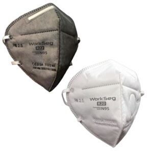 RESPIRADOR KN95 GRIS/BLANCO